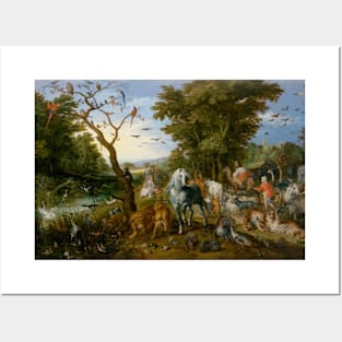 The Entry of the Animals into Noah's Ark by Jan Brueghel the Elder Posters and Art